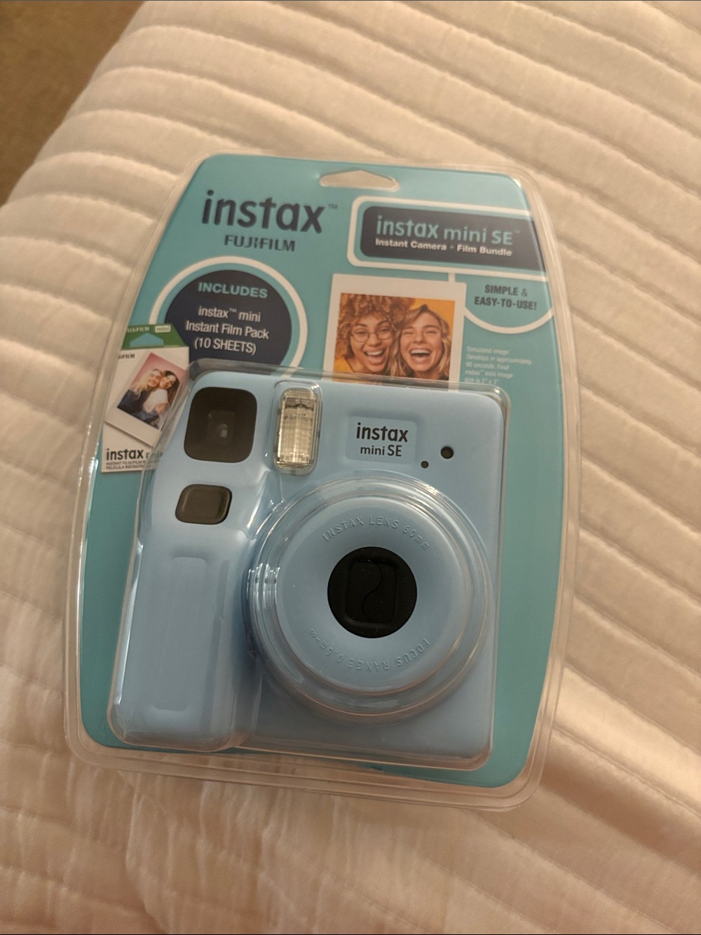 Fujifilm instax mini SE Instant Camera - Light Blue